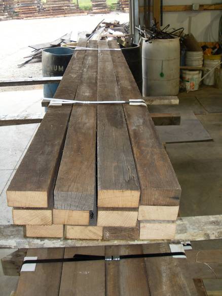 Weathered Oak Lumber for Approval